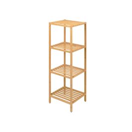Berilo Estantería de Bambú con 4 Estantes Marrón 33x108x32 cm (2 Unidades)