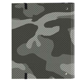 Carpeta de anillas Safta Stone Negro 27 x 32 x 3.5 cm