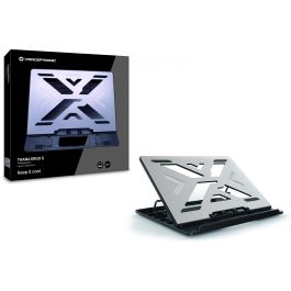 Conceptronic Soporte Base Refrigeración Portátil Ergonómico Ajustable hasta 15.6" Aluminio