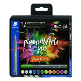 Rotulador Fibra Staedtler Pigment Arts Pen Punta Pincel Colores Naturaleza Estuche De 12 Precio: 31.58999998. SKU: B1DB4HWGEM