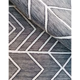 Alfombra Romimex Gris Chenille 140 x 200 x 1 cm