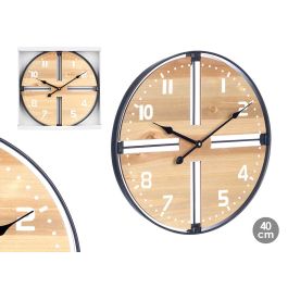 Reloj Pared Madera 40 Cm Giftdecor (6 Unidades) Precio: 94.50000054. SKU: B1GTXHA3X4