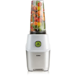 Domo DO700BL X POWER Extractor de Nutrientes Licuadora Batidora Blanco 900W 2 Botellas Incluidas