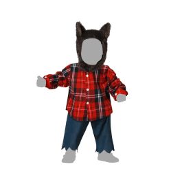 Disfraz de Poliéster Hombre Lobo Halloween Rojo para Bebé Niño 6-12 Meses - Set Completo con Cabeza, Camisa y Pantalón Disfraz de Poliéster Hombre Lobo Halloween Rojo para Bebé Niño 6-12 Meses - Set Completo con Cabeza, Camisa y Pantalón