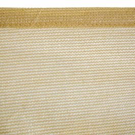 Velas de sombra Toldo 3,5 x 3,5 m Beige Polietileno 350 x 350 x 0,5 cm