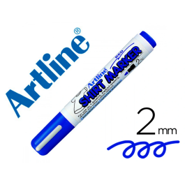 Artline EKT-2 Rotulador para Camisetas Punta Redonda Azul 2 mm Ideal para Ropa Resistente al Lavado y la Luz Precio: 10.58999986. SKU: B1CCX6ABX5