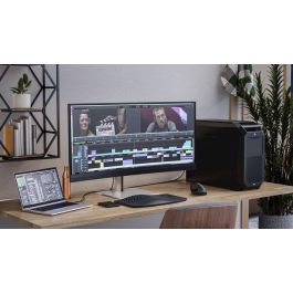 HP 740pm Series 7 Pro Monitor Curvo Ultrawide 39.7" 5K2K con Webcam 4K Integrada y Micrófonos Cancelación Ruido