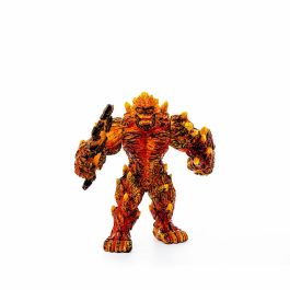 Schleich 42447 Eldrador Creatures Lave Golem con Arma - Figura de Juguete para Niños y Coleccionistas