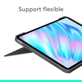 Logitech LOG5099206121959 - Funda con Teclado y Trackpad Combo Touch para iPad Air de 13 pulgadas - Gris Logitech LOG5099206121959 - Funda con Teclado y Trackpad Combo Touch para iPad Air de 13 pulgadas - Gris