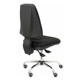 PIQUERAS Y CRESPO Silla Elche S 24 horas bali negro base cromada ruedas parque PIQUERAS Y CRESPO Silla Elche S 24 horas bali negro base cromada ruedas parque