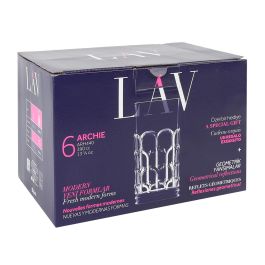 LAV Set 6 Vasos "Archie" 390 cc (4 Cajas)