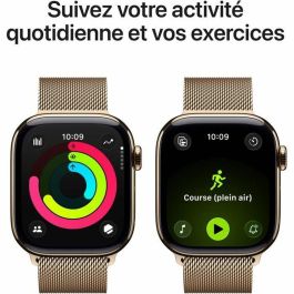 Apple Watch S11 Titan Gold Cellular 42mm con Correa Milanaise Dorada