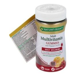 Nature's Bounty Multivitamínico Adultos con Vitaminas B y D3 60 gummies Precio: 13.4999997. SKU: B14JLLDK8E