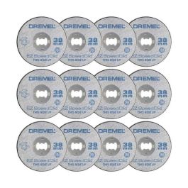 Dremel 12 discos metálicos EZ SpeedClic 38 mm para cortar metales