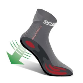 Sparco Calcetines Hiperspeed S01290NRGF4647 Negro-Amarillo Talla 46-47