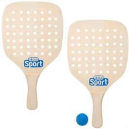 Palas playa madera 22x1x39 cm con funda aktive sport - modelos surtidos Palas playa madera 22x1x39 cm con funda aktive sport - modelos surtidos