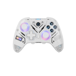 Krom NXKROMKRYSTAL Mando y volante Bluetooth/USB Gamepad Transparente para Android, Nintendo Switch, PC, iOS Precio: 33.59000051. SKU: B1DHE29KQE