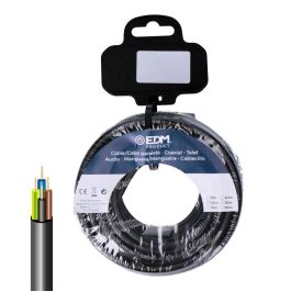 Edm vv-k06/1kv Manguera tubular acrílica 4x2,5 mm² negra 15 m