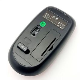 Elbe Ratón Inalámbrico RT-111 Rojo Ambidextro Pilas Incluidas Plug & Play