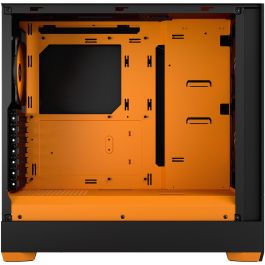 Fractal Design Pop Air RGB Orange Core TG Clear Tint Torre PC ATX Naranja/Negro, Vidrio Templado, Iluminación Multi
