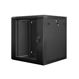 Lanberg WF01-6612-10B Armario Mural Rack 19 Pulgadas 12U, Montaje en Pared, Negro RAL9004, Capacidad 60kg, IP20, Vidrio Templado Precio: 134.50000025. SKU: S5604353