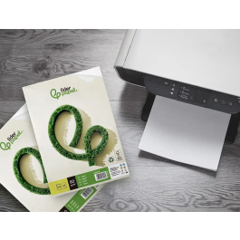 Liderpapel Papel A4 80g/m2 Reciclado Liso Paquete de 100 Hojas