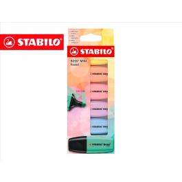Stabilo Rotulador Boss Fluorescente Mini Pastel Estuche 6 Unidades Colores Surtidos Precio: 8.49999953. SKU: B1ENRMRTZ4