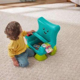 Fisher-Price Silla Ríe y Aprende para bebé con luces y sonidos, 43x41x33,5 cm