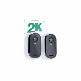 Arlo ARL1712272875232 Cámara de vigilancia Essential2 2K con visión nocturna a color y 6 meses de batería (Pack 2)