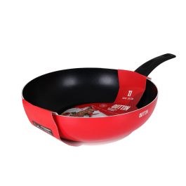 Sartén Wok 28 cm Roja Soft Touch Infinity Quttin (6 Unidades) Sartén Wok 28 cm Roja Soft Touch Infinity Quttin (6 Unidades)