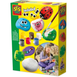 Ses Creative Pintura en piedra para niños a partir de 5 años, juego de manualidades. Precio: 21.49999995. SKU: B1H8J6H7M8