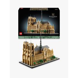 LEGO Architecture Notre-Dame de Paris 21061 Juego de Construcción para Adultos con 4383 Piezas