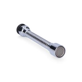 Edm Atomizador flexible con adaptador para grifo, color cromado, acero inox., M ø 24 - h ø 22 x 100