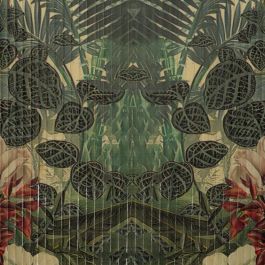 Lámpara Techo Paisaje Bambú 40 X 42 X 30 cm