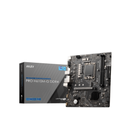 MSI 911-7D46-003 Placa base PRO H610M-G DDR4, Intel H610, Socket LGA 1700, 2 ranuras DDR4, Micro ATX Precio: 80.8900004. SKU: S5614737