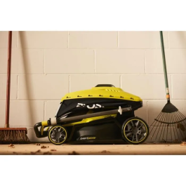 Ryobi Cortacésped RY18LMX37A-150 LithiumPlus 18V sin escobillas 37cm con 1 Batería 5.0 Ah y Cargador Rápido
