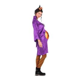 Disfraz bruja calabaza tocado, vestido con bolsillo y medias talla m Disfraz bruja calabaza tocado, vestido con bolsillo y medias talla m