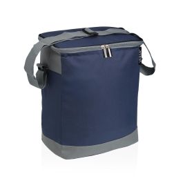 Fiambrera Isotérmica Versa 14L Gris y Azul 25x30x15 cm (2 Unidades)