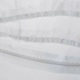 Domiva Mosquitera Funda Adaptable para Cunas 60x120 y 70x140 cm, 100% Poliéster, Cremallera que Brilla en la Oscuridad, Blanco