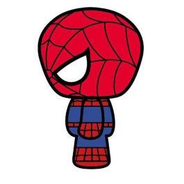 Mordedor de perro Spider-Man Rojo 8,5 x 13 x 6,5 cm