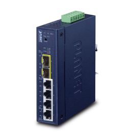 Planet IGS-4215-4T2S Switch Industrial Gestionable L2/L4 con Redundancia, 4x Gigabit + 2x SFP, DIN-rail, IP30 -40 a 75°C Precio: 223.50000024. SKU: B1C6Y27NFK