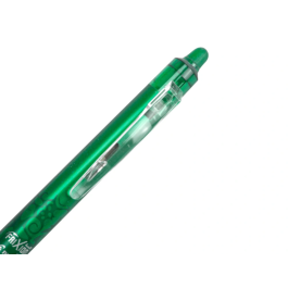 Pilot Bolígrafo Tinta Borrable Frixion Clicker 0.7 Verde - Escribir, Borrar y Volver a Escribir