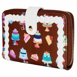 Loungefly Cartera Disney Princess Cakes - Piel sintética con apliques y detalles estampados