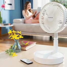 Ventilador Recargable Plegable 3 en 1 Fandle InnovaGoods Ø7,7'' 7200 mAh