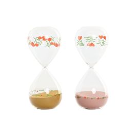 DKD Home Decor Reloj De Arena Shabby Amarillo Coral Cristal 8 x 20 x 8 cm Precio: 44.5900004. SKU: B16N6HS3KL