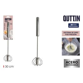 Quttin Batidora Manual de Varillas de Acero Inoxidable 30 cm para Cocina y Repostería (24 Unidades)