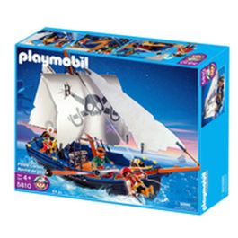 Playmobil 5810 Barco de Remos Pirata con Cañón Disparador de Proyectiles y Bote Flotante Playmobil 5810 Barco de Remos Pirata con Cañón Disparador de Proyectiles y Bote Flotante