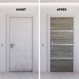 Nordlinger Pro NOR3354768905112 Kit de renovación de puertas para 4 Hojas 85x50cm y 3 Perfiles 85x2cm - Roble Greige Nordlinger Pro NOR3354768905112 Kit de renovación de puertas para 4 Hojas 85x50cm y 3 Perfiles 85x2cm - Roble Greige