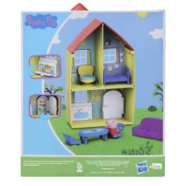 Hasbro F2167 Peppa Pig Casa Familiar Playset con 6 Accesorios: Cama, Sofá, Mesa. Puertas Horno/Nevera. Niños +3 Años