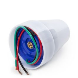 Interruptor Crepuscular IP65 10A - Sensor de Luz para Control Automático de Iluminación Exterior de 2 a 100 Lux
